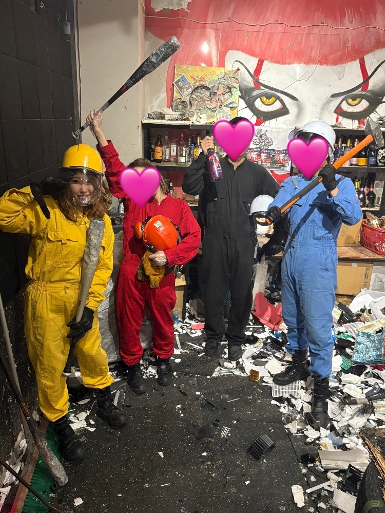 幼馴染たちと破壊活動⚒笑
