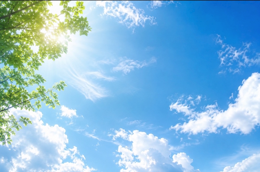 気持ちのいい青空☀️