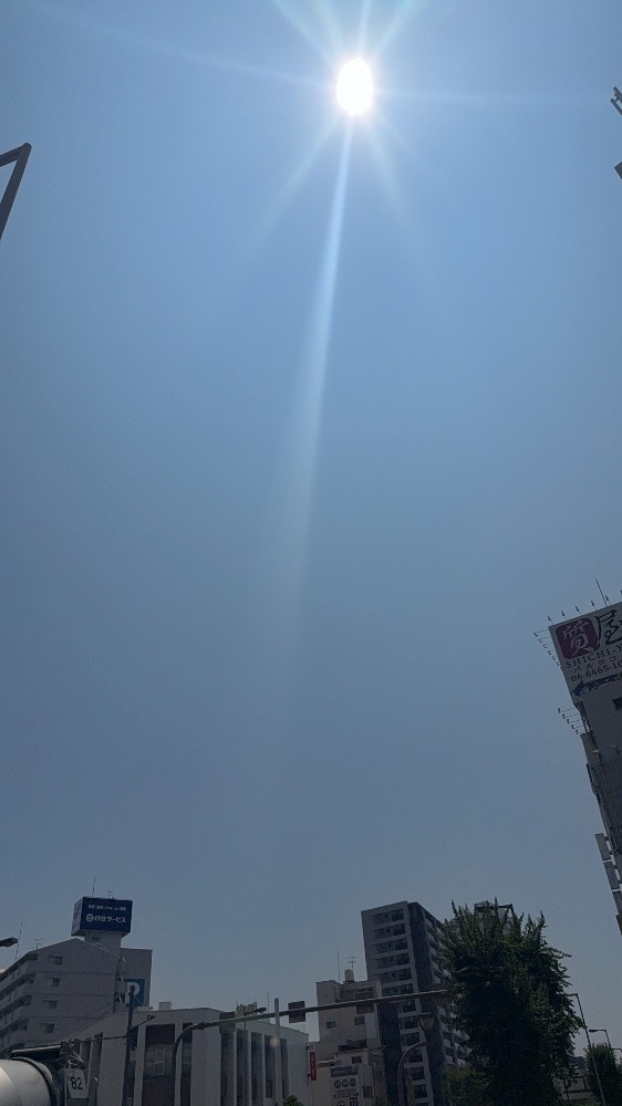雲もいない🌞